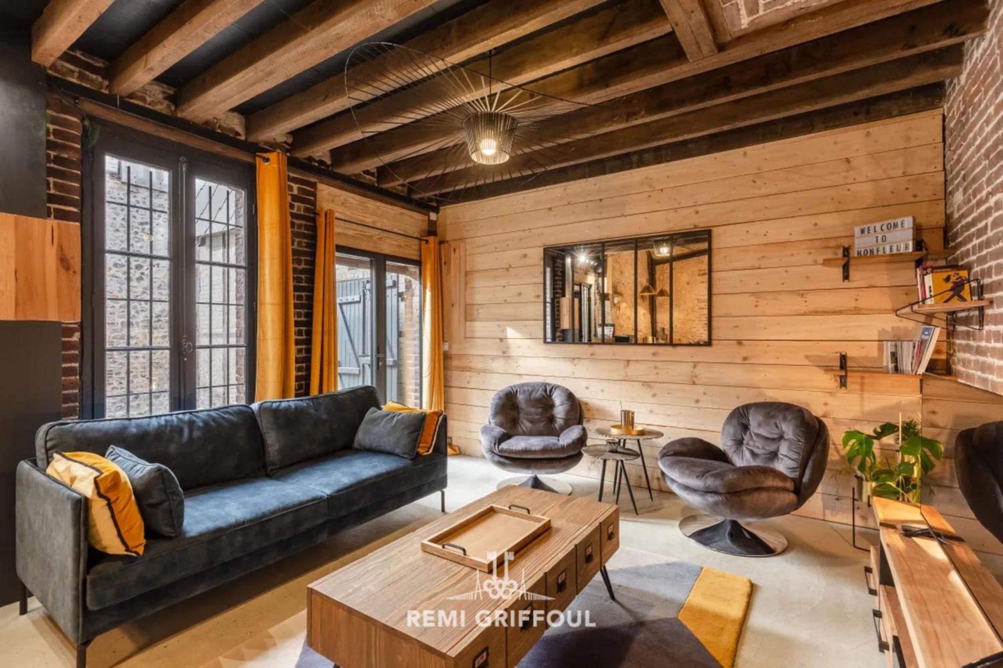 L'Atelier D'Elea 4 Terrace - Industrial-Chic In The Heart Of Honfleur Villa Luaran gambar